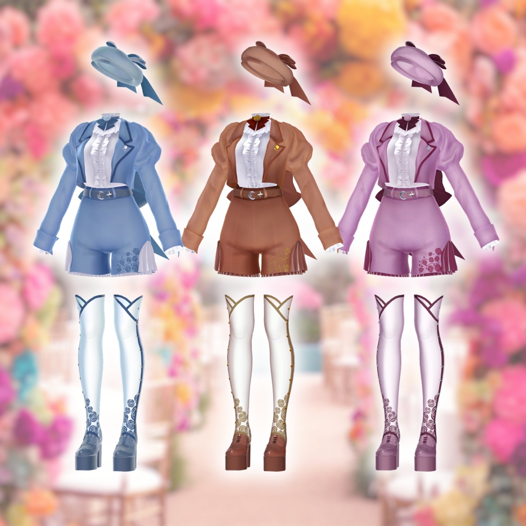 【4/1までセール中!】【7アバター対応】🥀薔薇月学園制服🥀Rosemoon Academy Uniform #vanity_belle