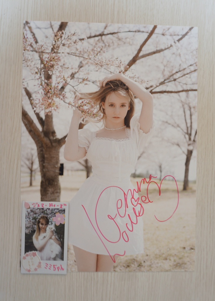 🌸2023年ジェマ・ルイーズ&ミミちゃん🌸桜コラボブロマイドと限定チェキセット🌸