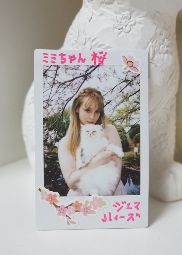 🌸2023年ジェマ・ルイーズ&ミミちゃん🌸桜コラボブロマイドと限定チェキセット🌸