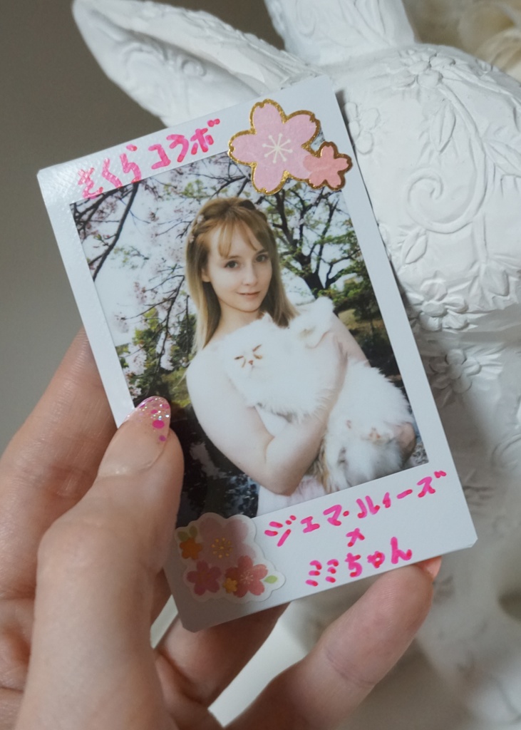 🌸2023年ジェマ・ルイーズ&ミミちゃん🌸桜コラボブロマイドと限定チェキセット🌸