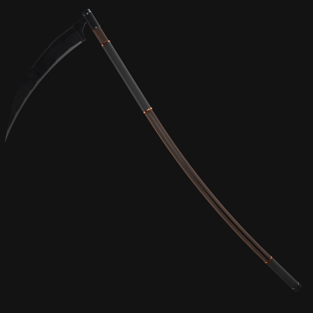 Fantasy Scythe (Halloween 2021) High Poly