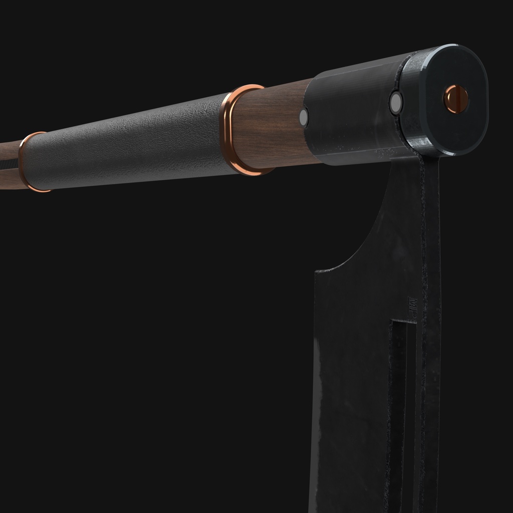 Fantasy Scythe (Halloween 2021) High Poly