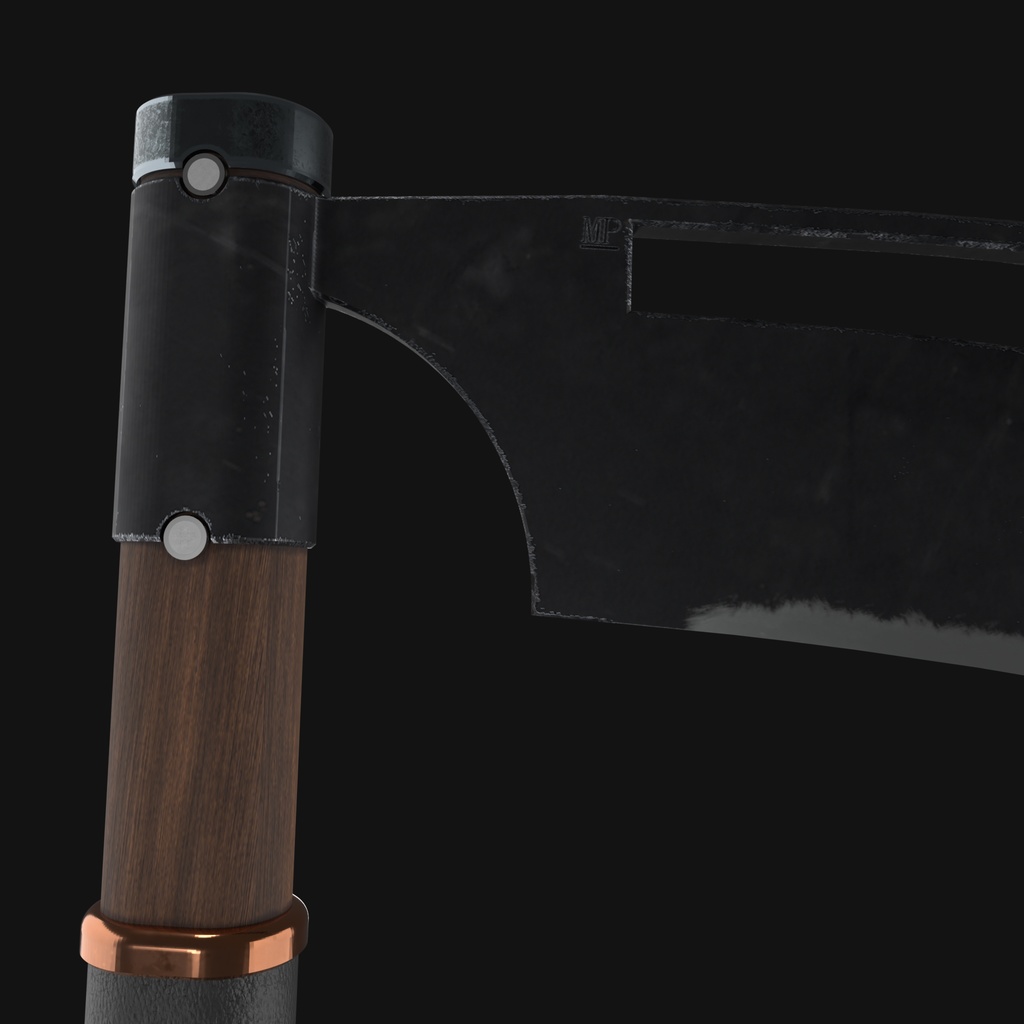 Fantasy Scythe (Halloween 2021) High Poly