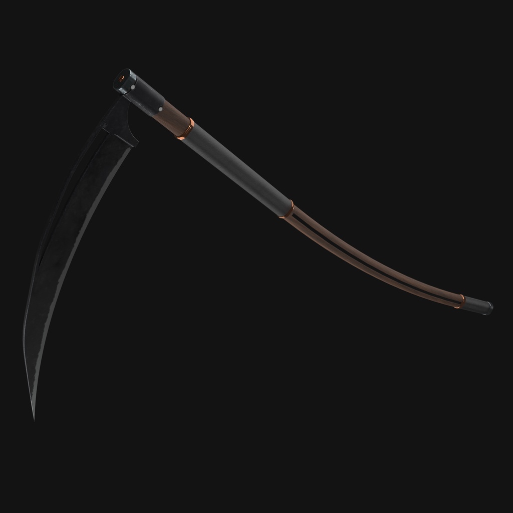 Fantasy Scythe (Halloween 2021) High Poly