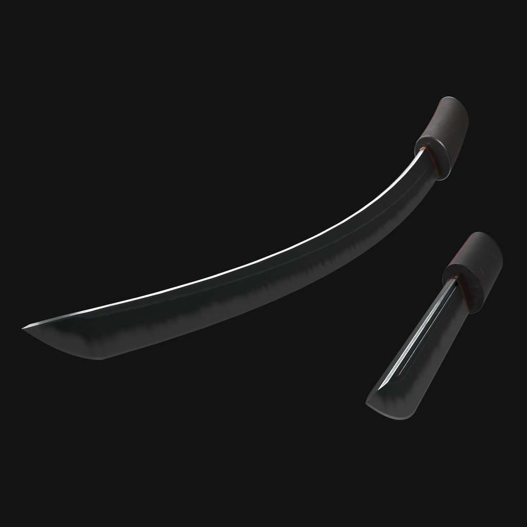 Shirasaya Katana and Tanto combo pack