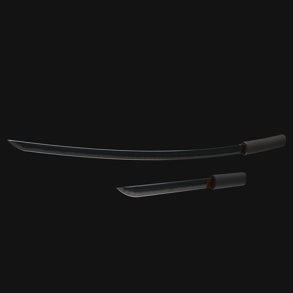 Shirasaya Katana and Tanto combo pack
