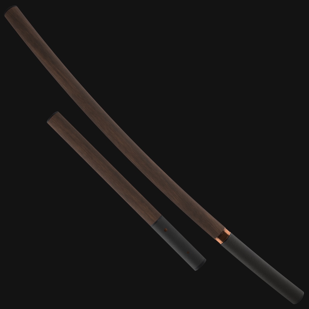 Shirasaya Katana and Tanto combo pack