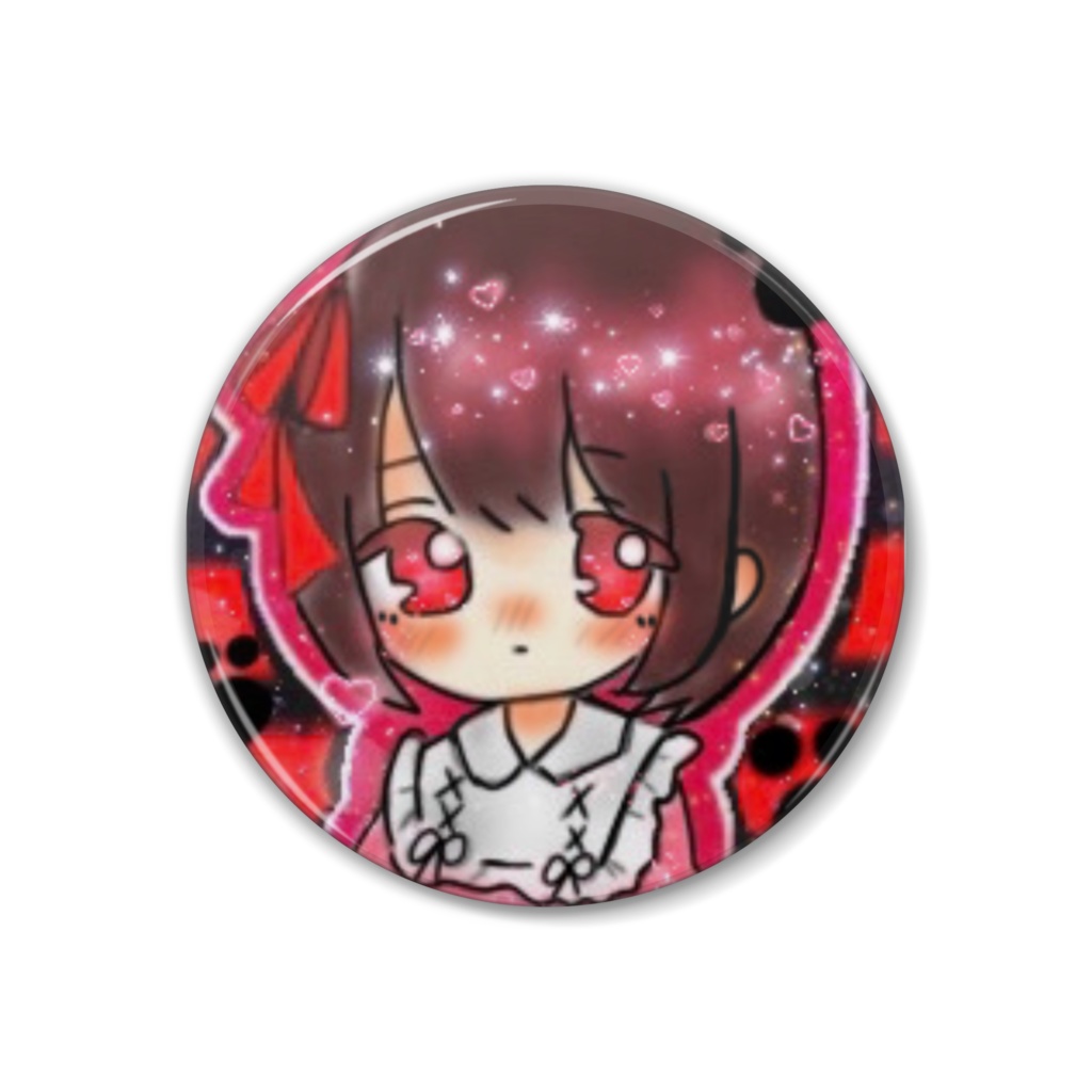 あおか1st缶バッチ