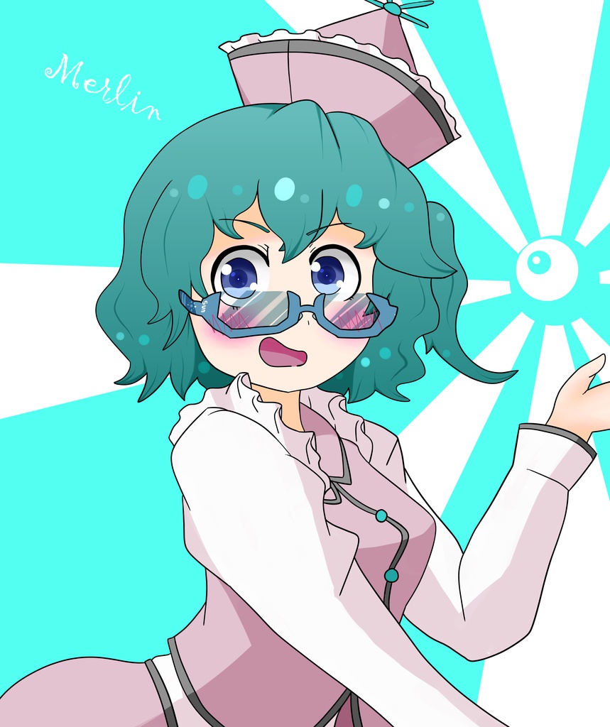 幻想郷妹化計画風メガネ拭き(全10種類…妹8キャラ、パルスィ、妹集合イラスト)