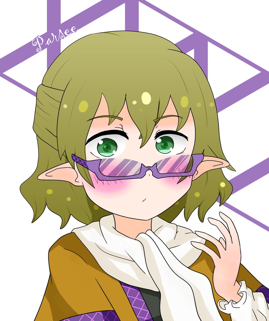 幻想郷妹化計画風メガネ拭き(全10種類…妹8キャラ、パルスィ、妹集合イラスト)