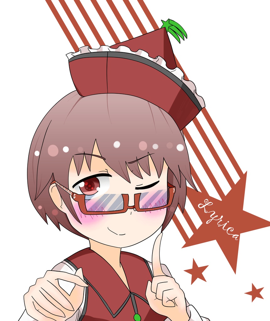 幻想郷妹化計画風メガネ拭き(全10種類…妹8キャラ、パルスィ、妹集合イラスト)