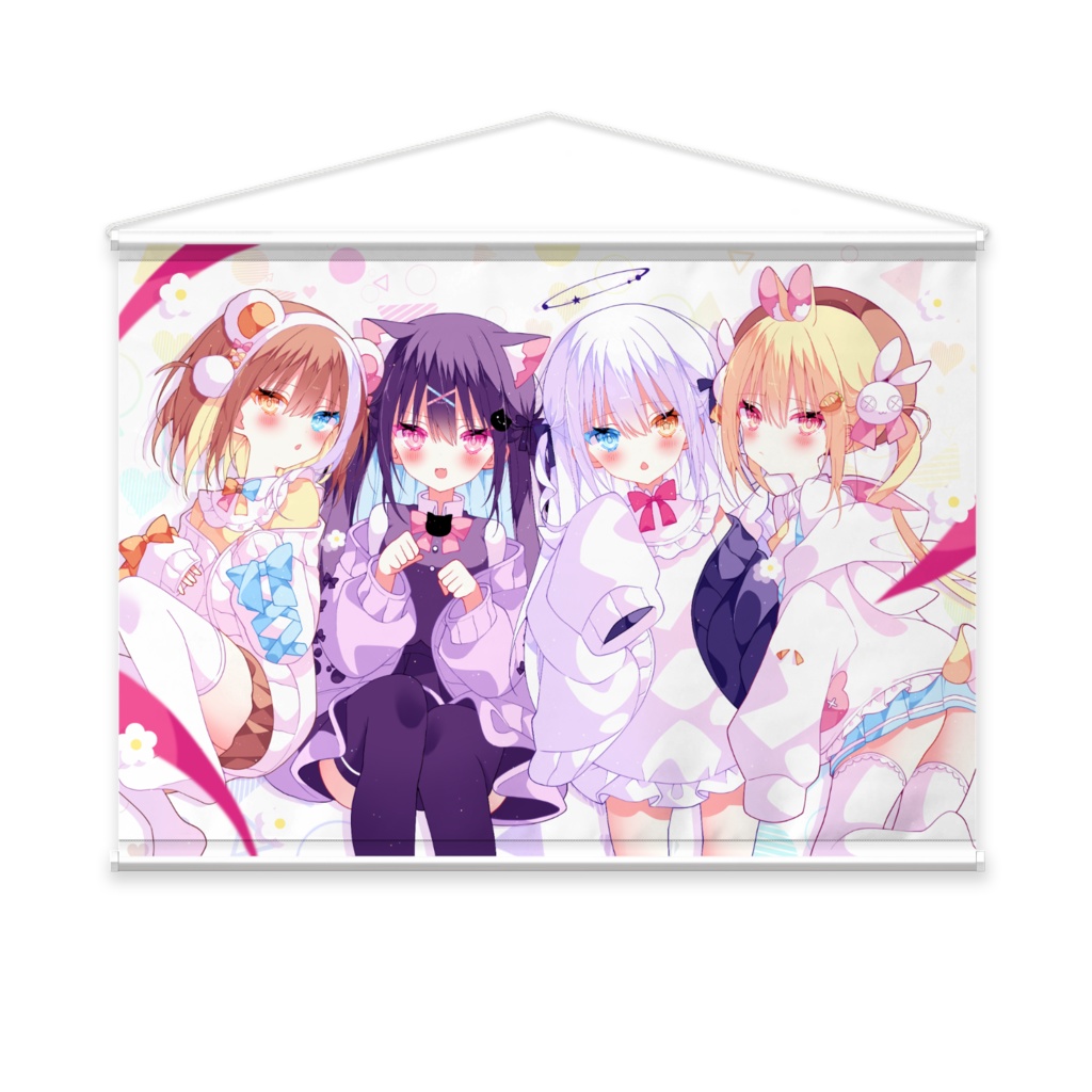 すいすいふぁみりー*タペストリー