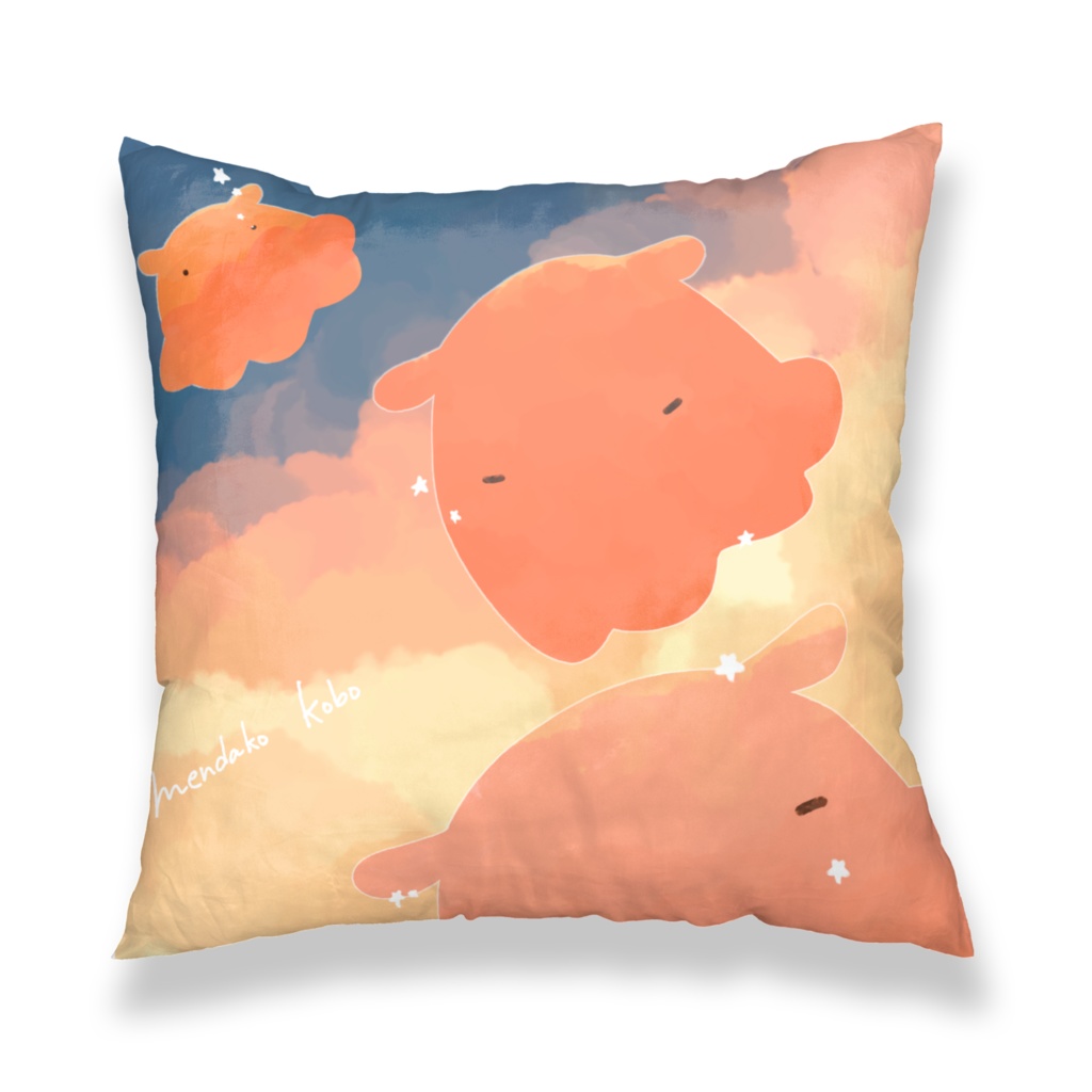 きらきらメンダコ クッションカバー