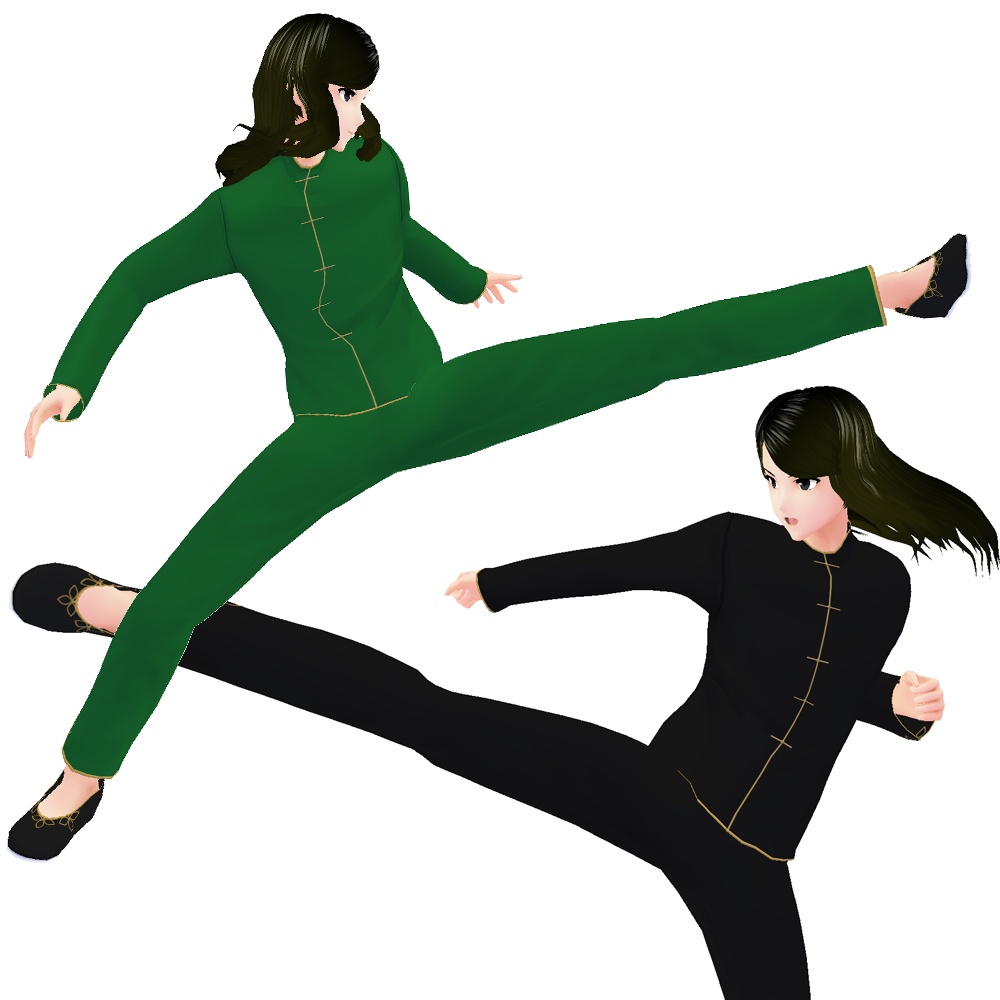 【正式版対応】VRoidStudioテクスチャ チャイナ服セット