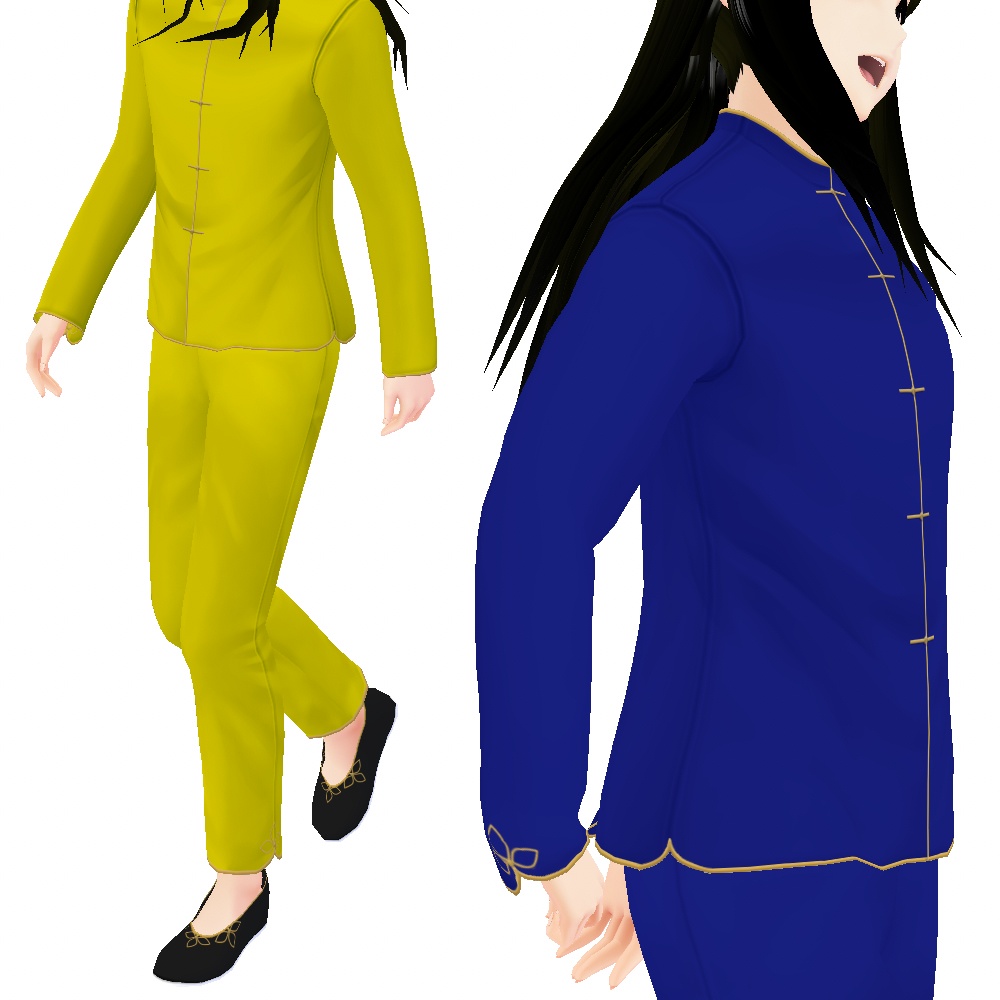 【正式版対応】VRoidStudioテクスチャ チャイナ服セット