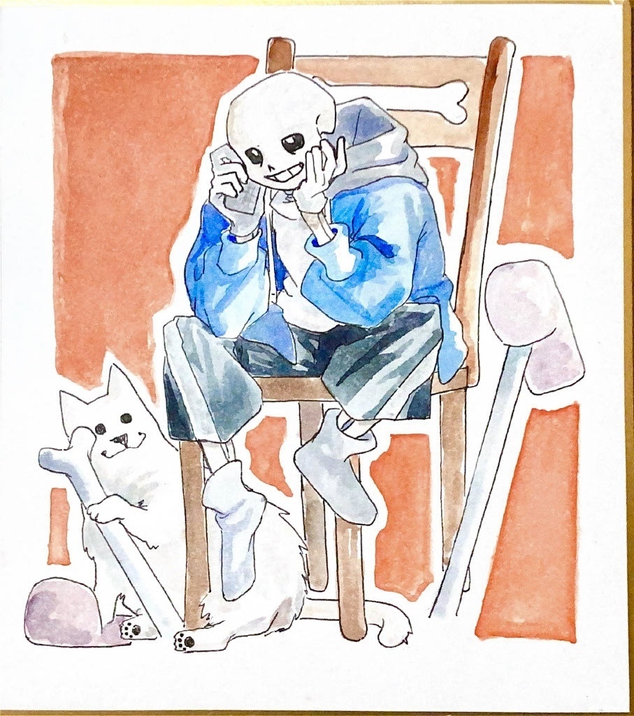 サンズ　色紙