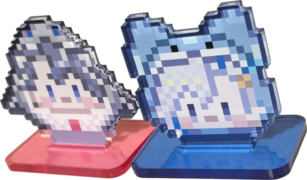 サメくんとヌたまのフチ無しアクリルスタンド