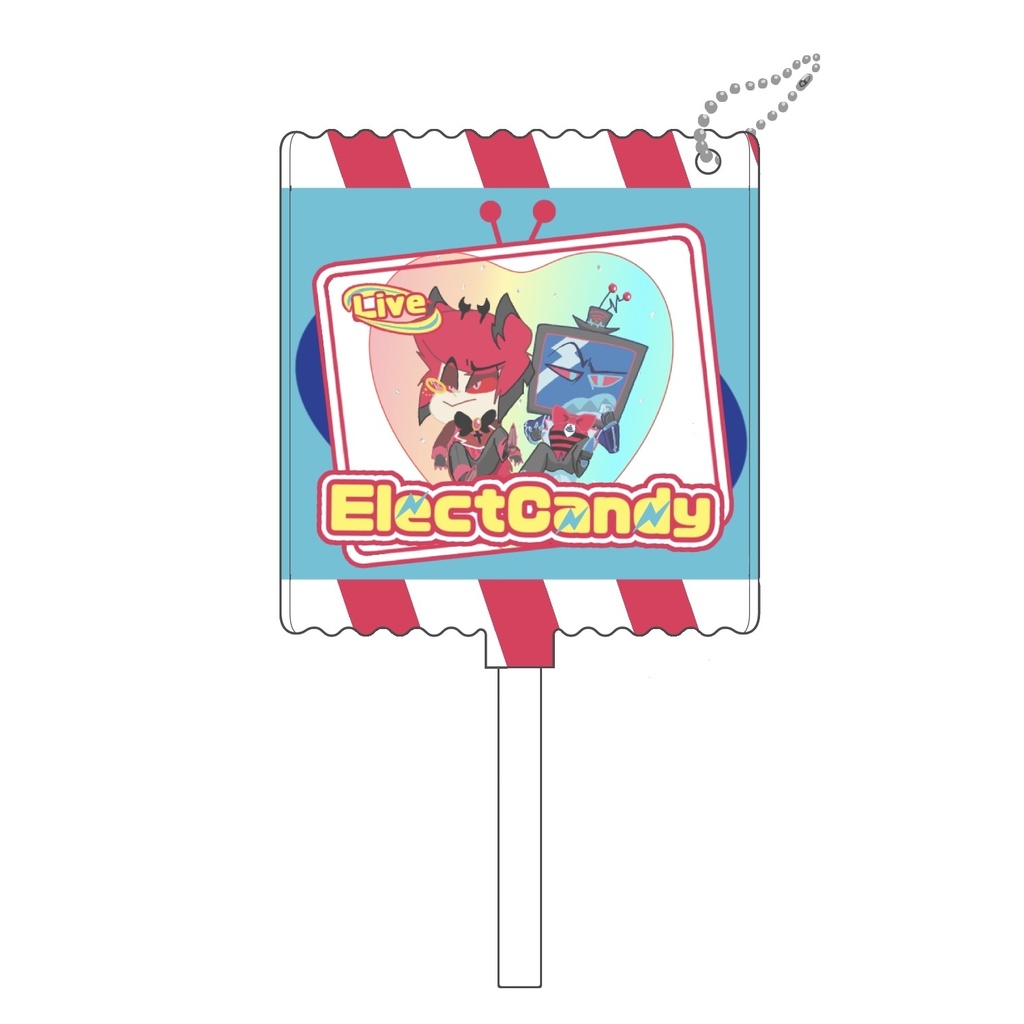 radiostaticペロキャン風キーホルダー