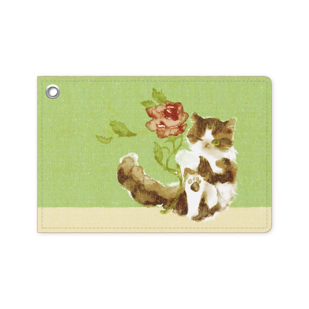 001はちわびねこ🌱パスケース