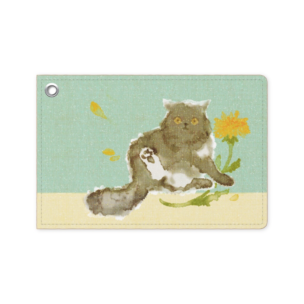 004はちわびねこ🌱パスケース