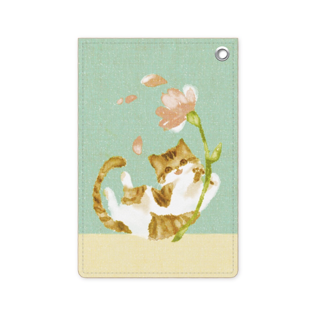 003はちわびねこ🌱パスケース