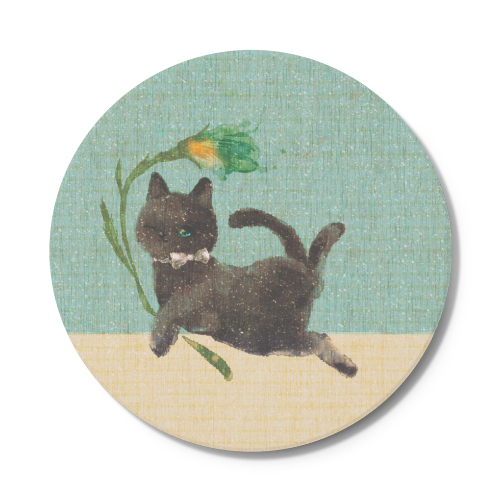 014はちわびねこ🌱コースター