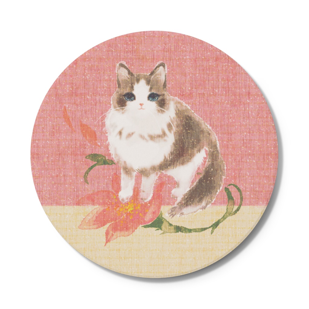 015はちわびねこ🌱コースター