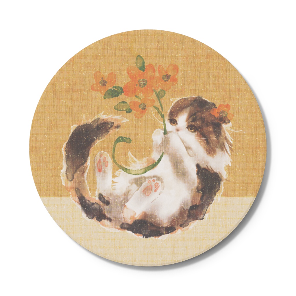 018はちわびねこ🌱コースター