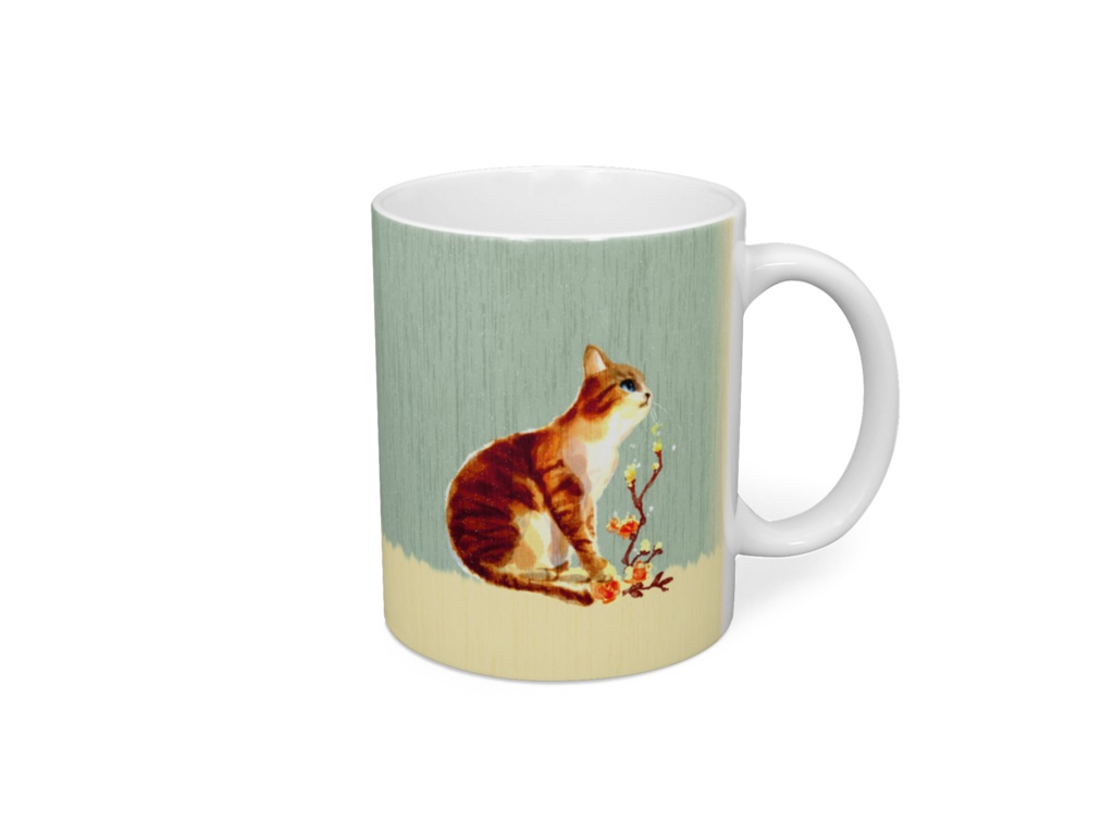 030はちわびねこ🌱マグカップ