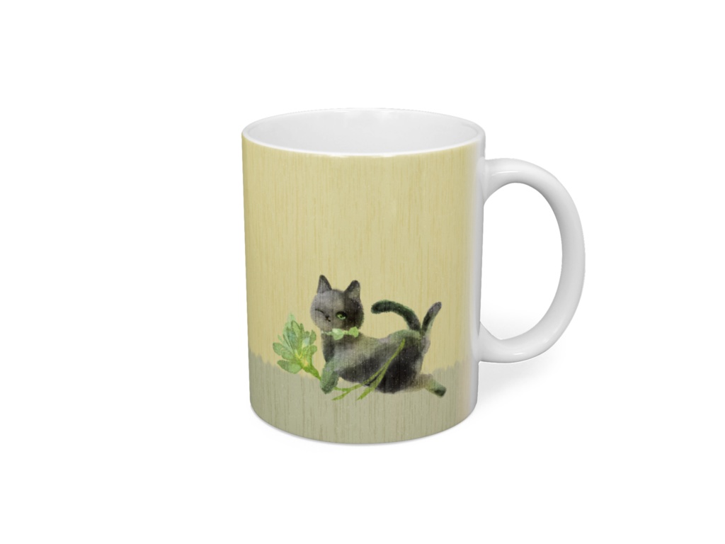 014はちわびねこ🌱マグカップ