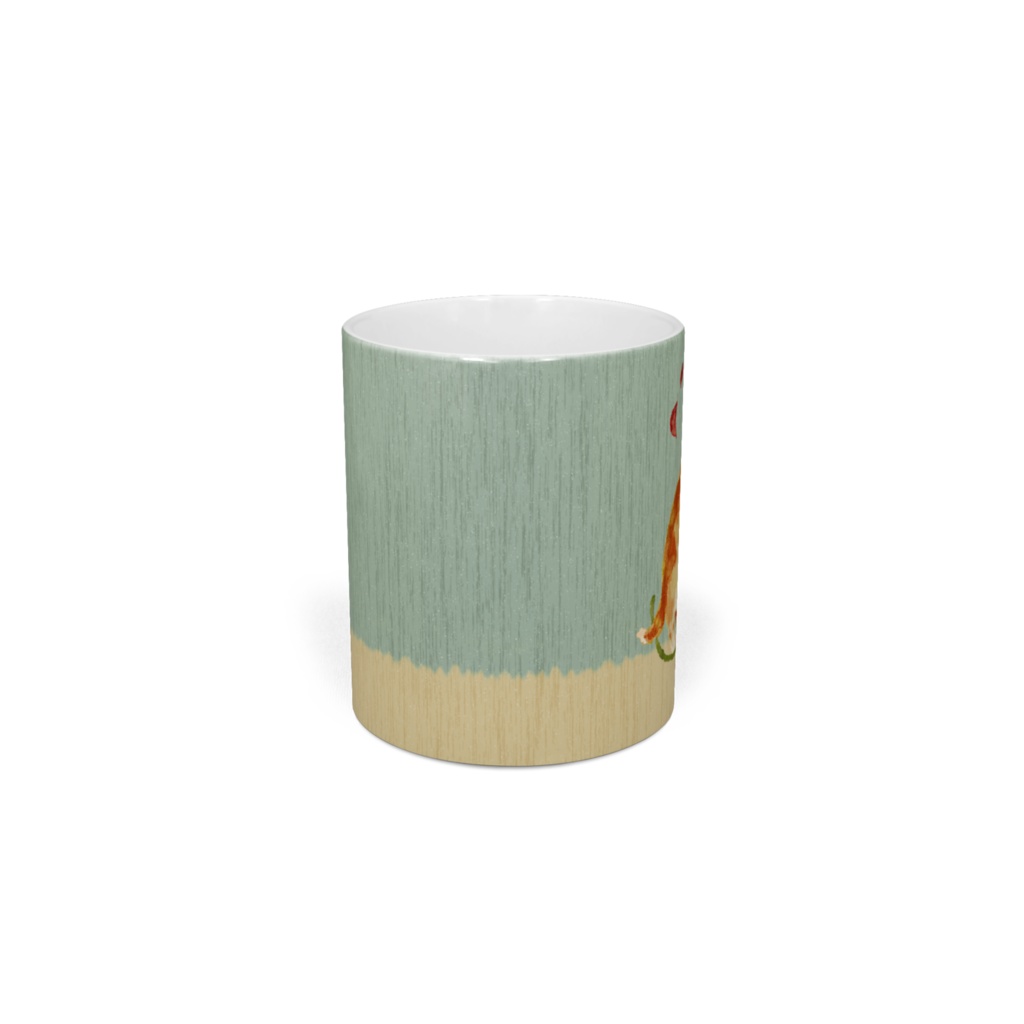 002はちわびねこ🌱マグカップ