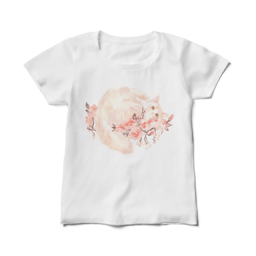 029はちわびねこ🌱レディース Tシャツ