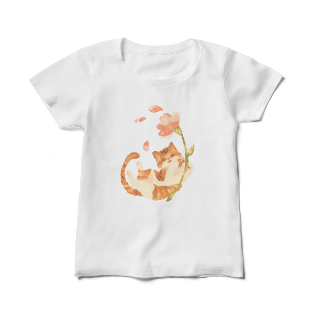 003はちわびねこ🌱レディース Tシャツ