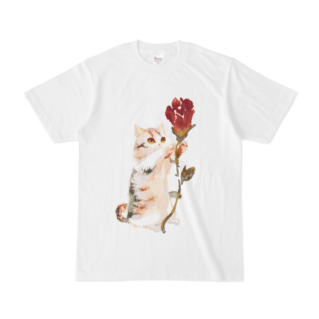 036はちわびねこ🌱Tシャツ