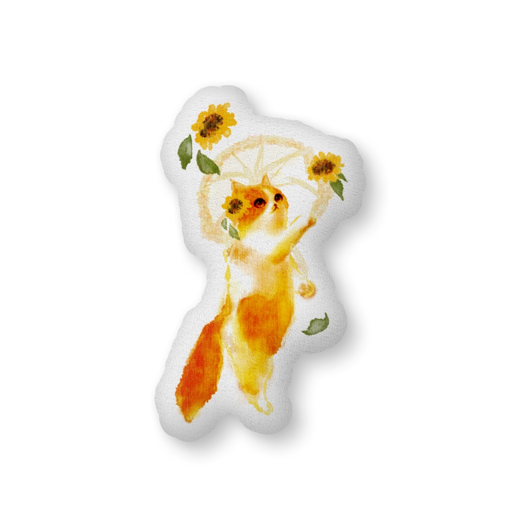 033はちわびねこ🌱ふかふかクッション