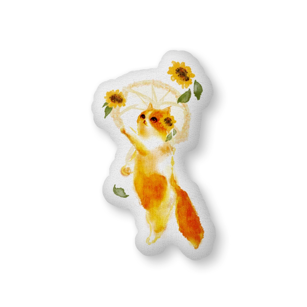 033はちわびねこ🌱ふかふかクッション