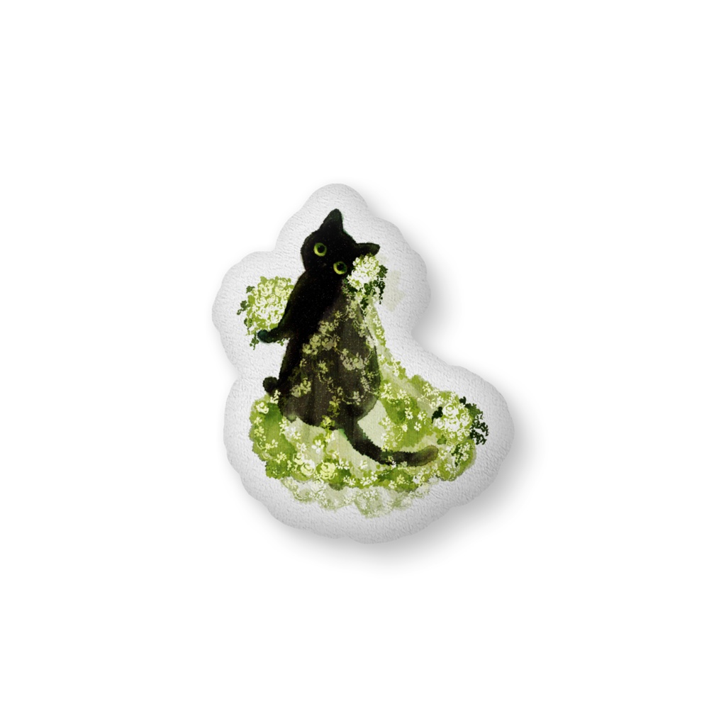 040はちわびねこ🌱ふかふかクッション