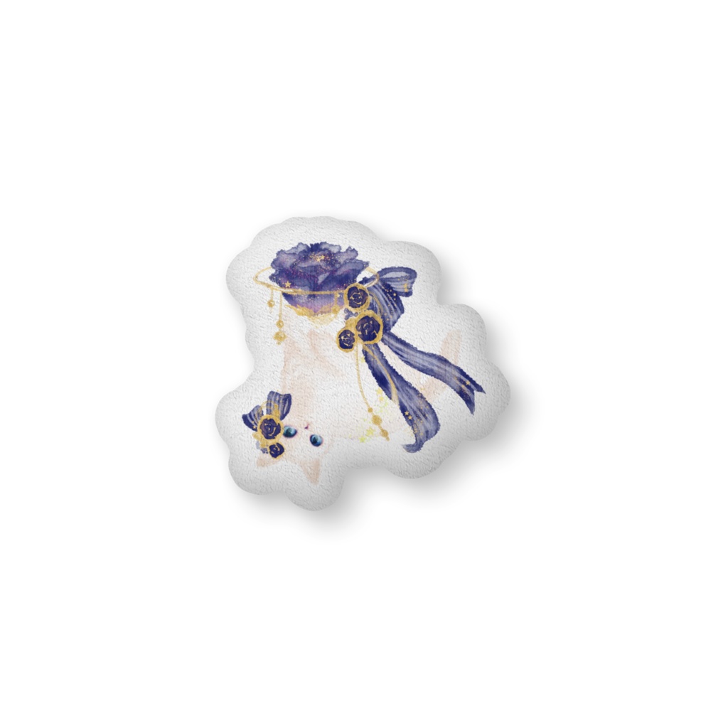 052はちわびねこ🌱ふかふかクッション