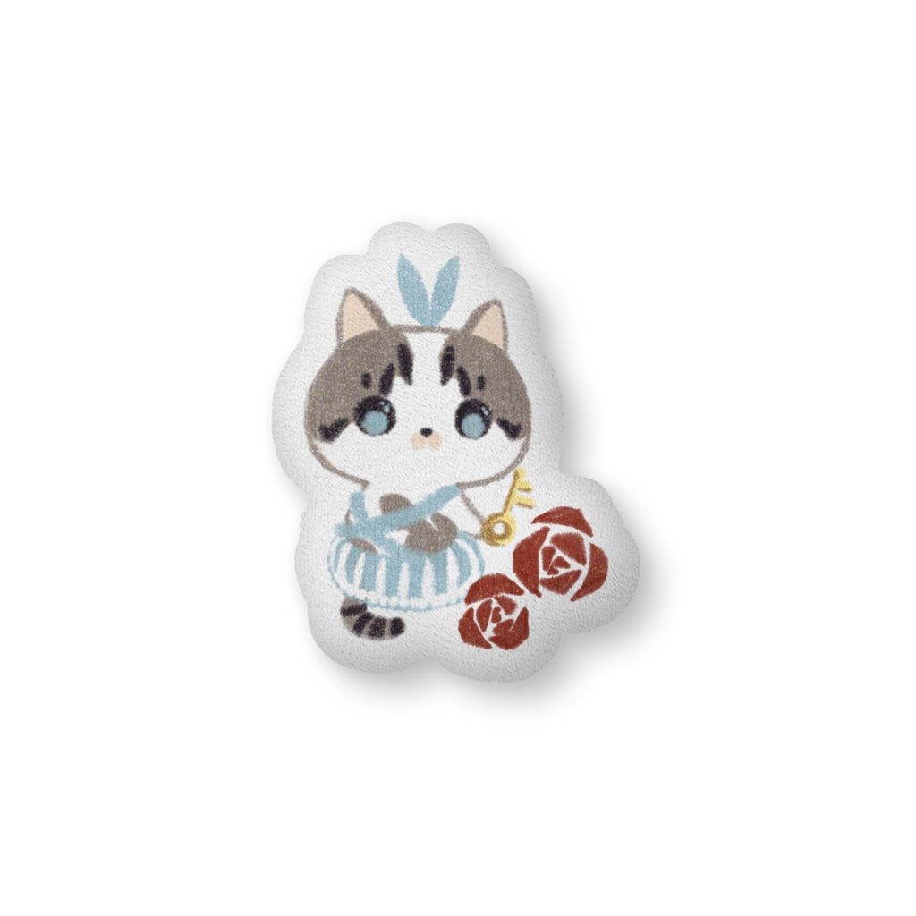056はちわびねこ🌱ふかふかクッション
