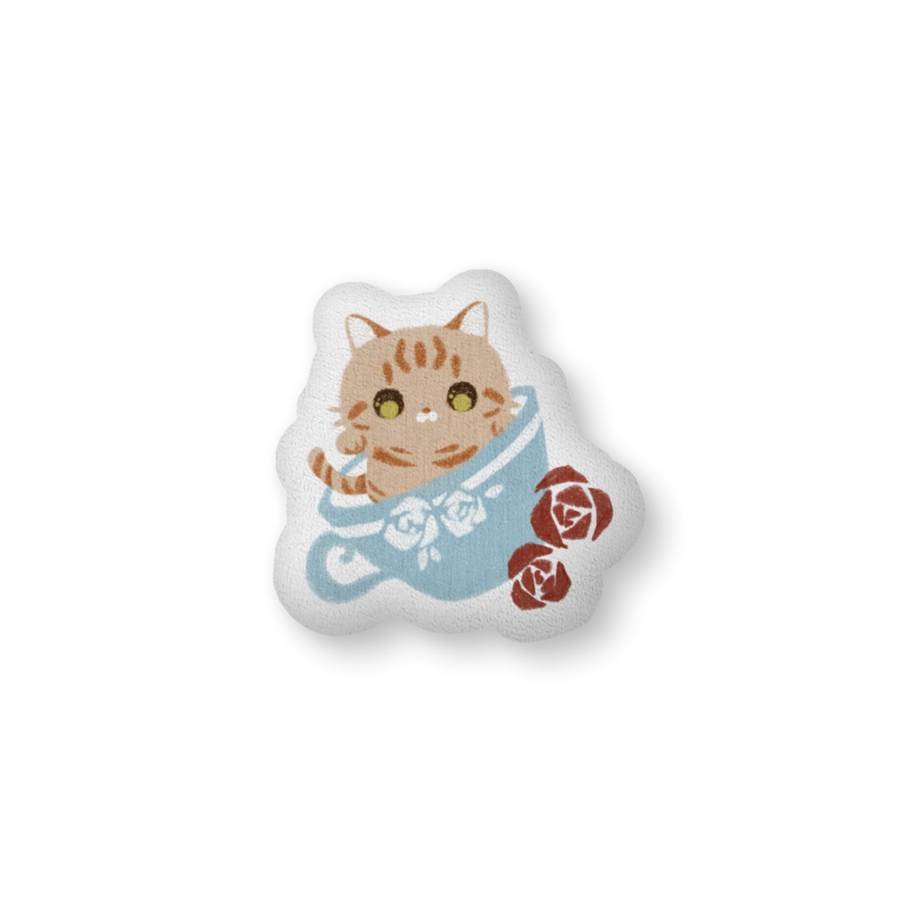 059はちわびねこ🌱ふかふかクッション