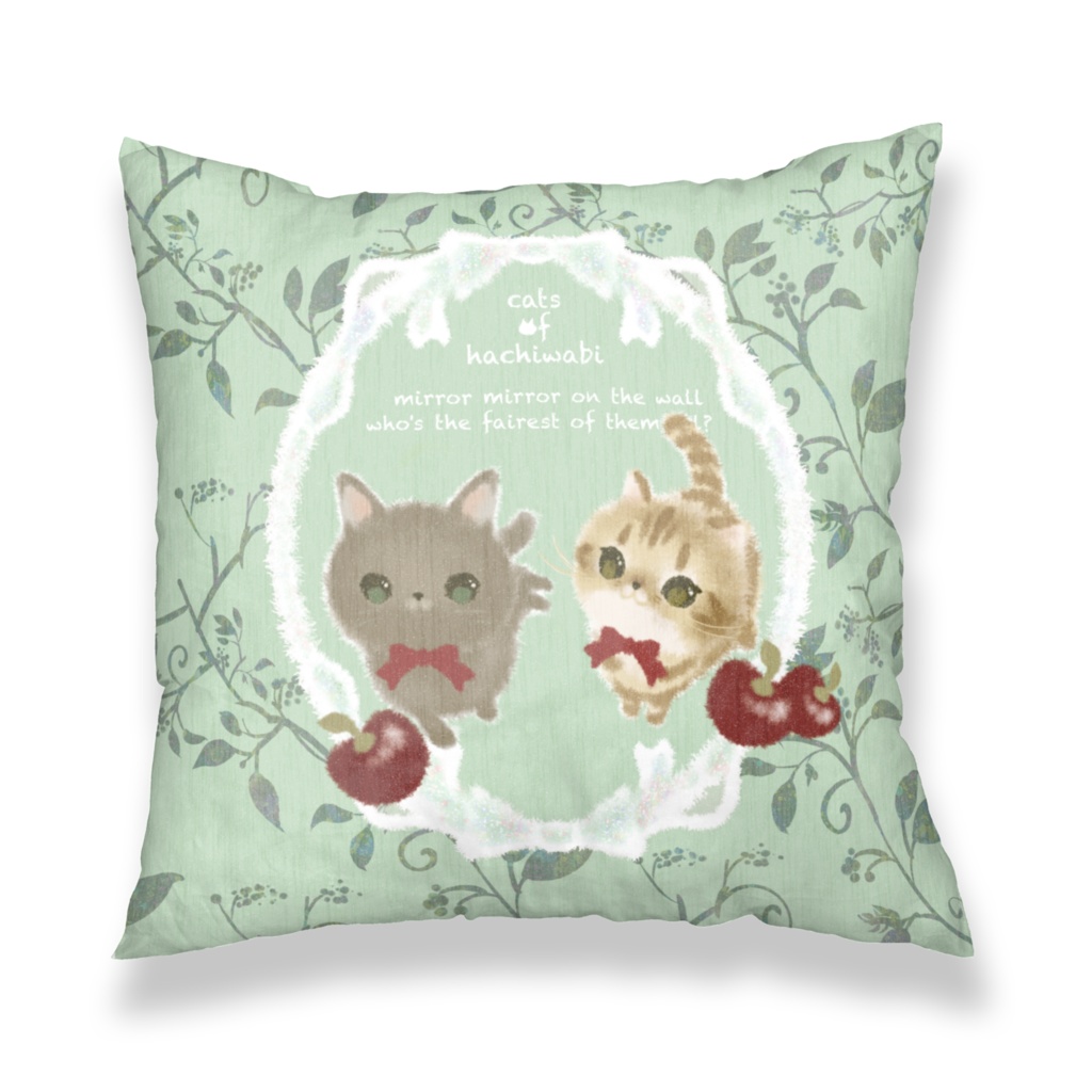 064はちわびねこクッションカバー