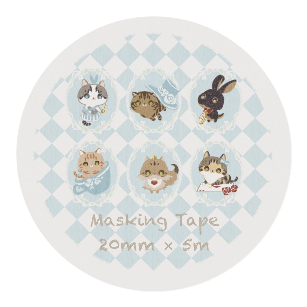 051はちわびねこ🌱マスキングテープ