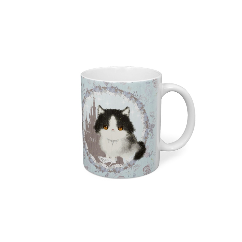 085はちわびねこマグカップ