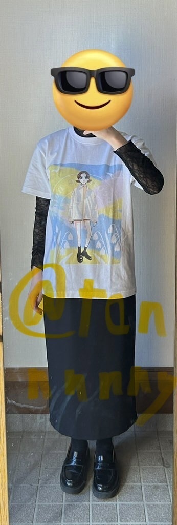 ミリアリアTシャツSサイズ(女性Mサイズ)