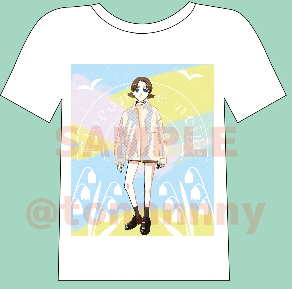 ミリアリアTシャツSサイズ(女性Mサイズ)