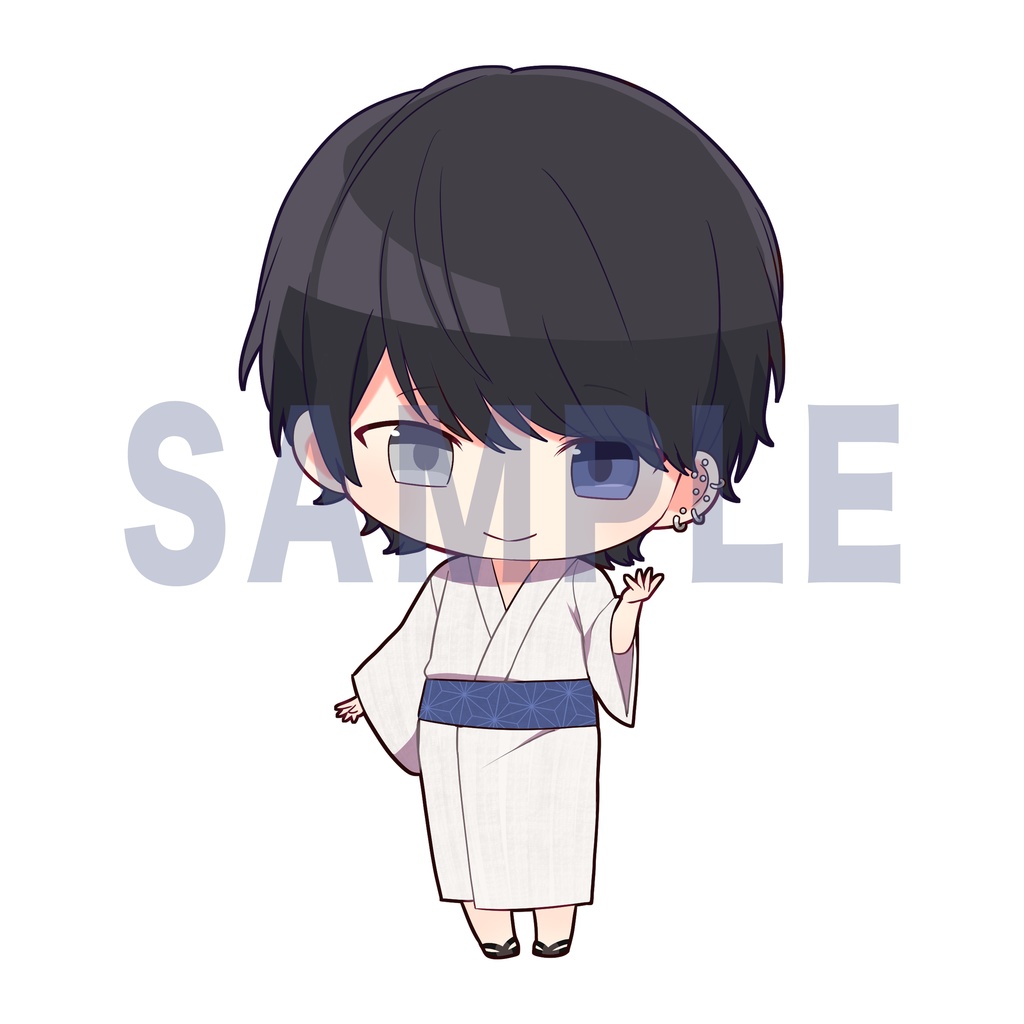 Albanox アクリルキーホルダー 浴衣衣装 うと Albanox Booth