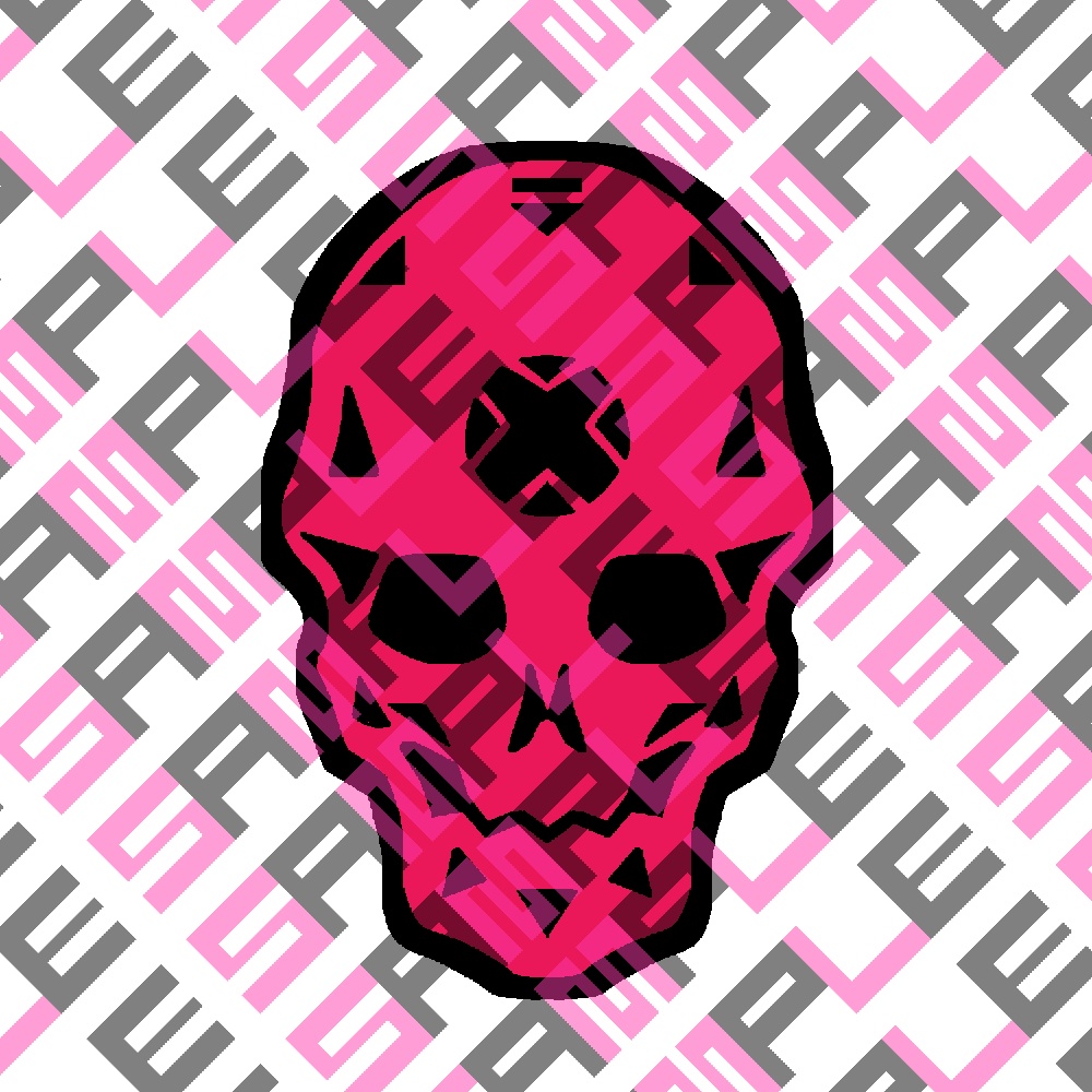 VRChatテクスチャ素材 スカルオクトパス