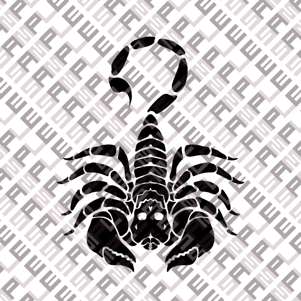 VRChatテクスチャ素材 フレイムスコーピオン