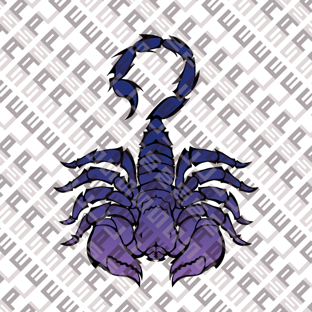 VRChatテクスチャ素材 フレイムスコーピオン