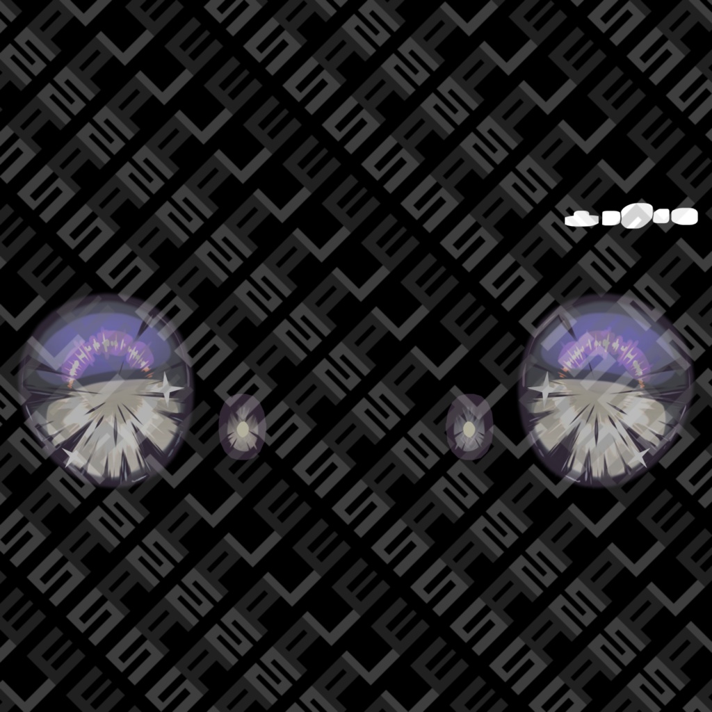 VRChatテクスチャ素材 萌用瞳テクスチャ 冥界EYE